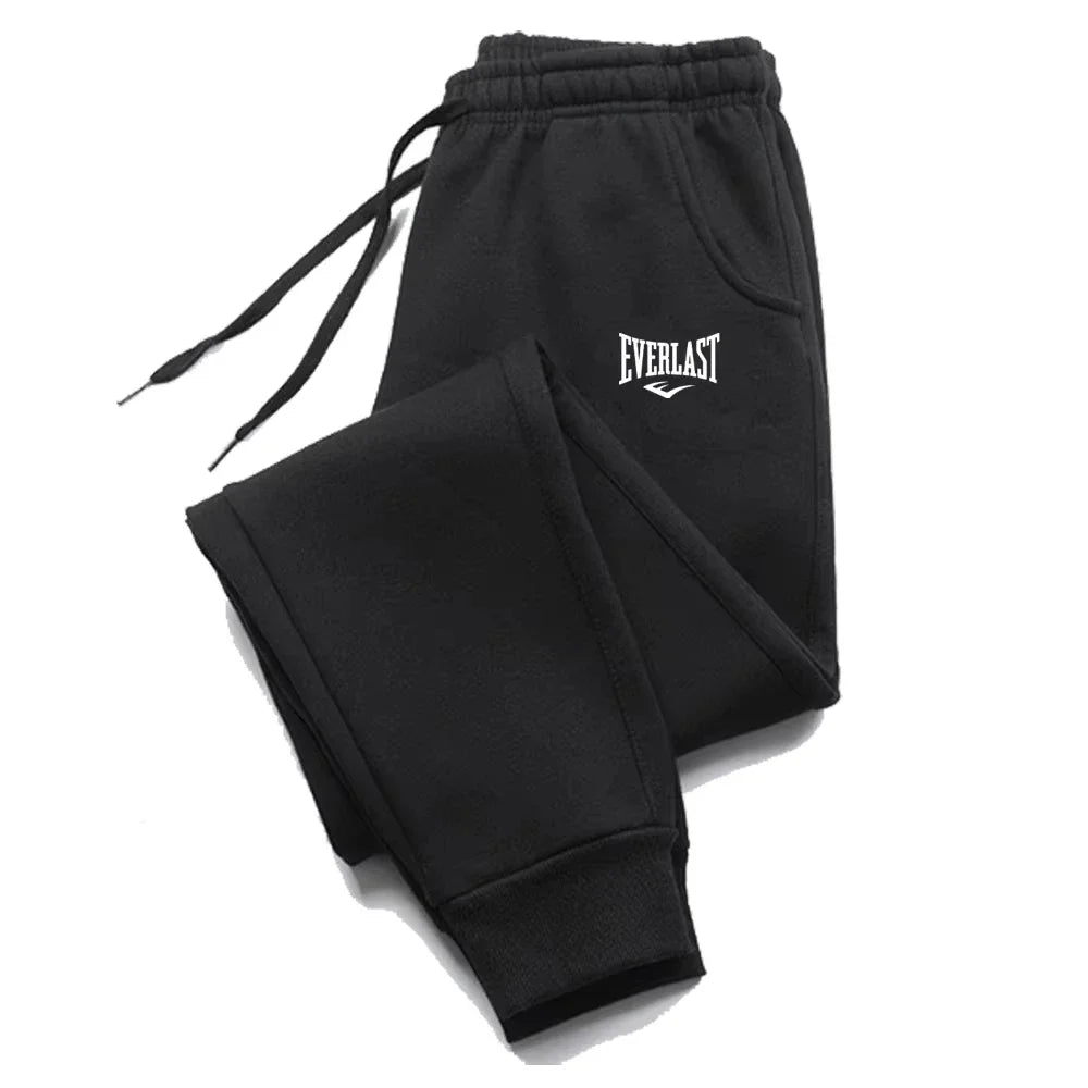 New Printed Pants EVERLAST Men Women Running Pants Joggers Sweatpant Sport Casual Trousers Fitness Gym Breathable Pants