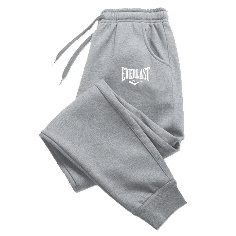 New Printed Pants EVERLAST Men Women Running Pants Joggers Sweatpant Sport Casual Trousers Fitness Gym Breathable Pants