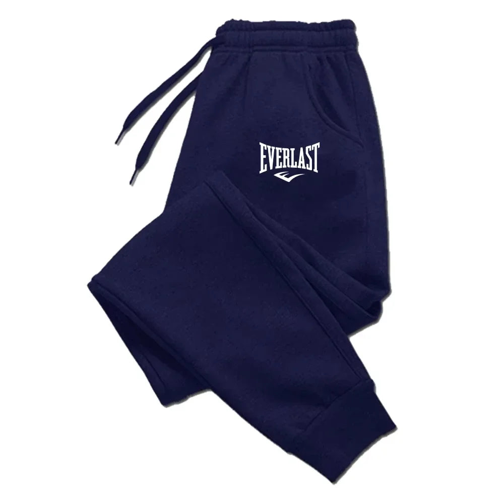New Printed Pants EVERLAST Men Women Running Pants Joggers Sweatpant Sport Casual Trousers Fitness Gym Breathable Pants