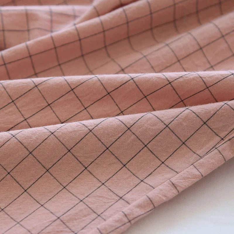 Pajama Pants Woman Cotton Home Trousers Autumn and Winter Plaid Trousers Elastic Waist Tie Girl Sleeping Pants Soft Fashion
