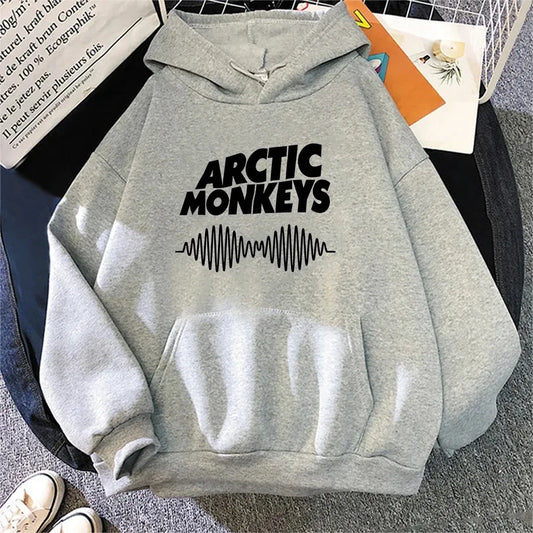 Men Women Fashion Hoodies Fall Rock Arctic Monkeys Print HoodiesRapper Hip Hop Hoodies Unisex  Sweaters Unisex Clothing